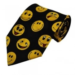 Funny Smiley Faces Novelty Tie