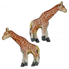 Giraffe Wildlife Safari Animal Cufflinks