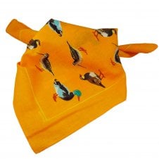 Golden Yellow Colourful Game Birds Bandana Neckerchief