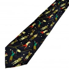 Golfers Wearing Plus 4 Bloomers Golf Novelty Tie