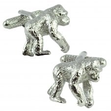 Gorilla Novelty Animal Cufflinks