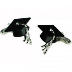 Graduation Cap Novelty Cufflinks