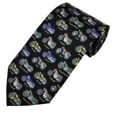 Great British Motorbikes Men's Novelty Tie