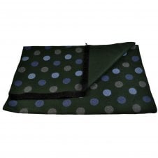 Green, Blue & Grey Dot Pattern Autumn Winter Luxury Soft Feel Scarf