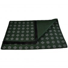 Green & Grey Patterned Autumn Winter Luxury Soft Feel Scarf