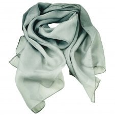 Grey Chiffon Scarf