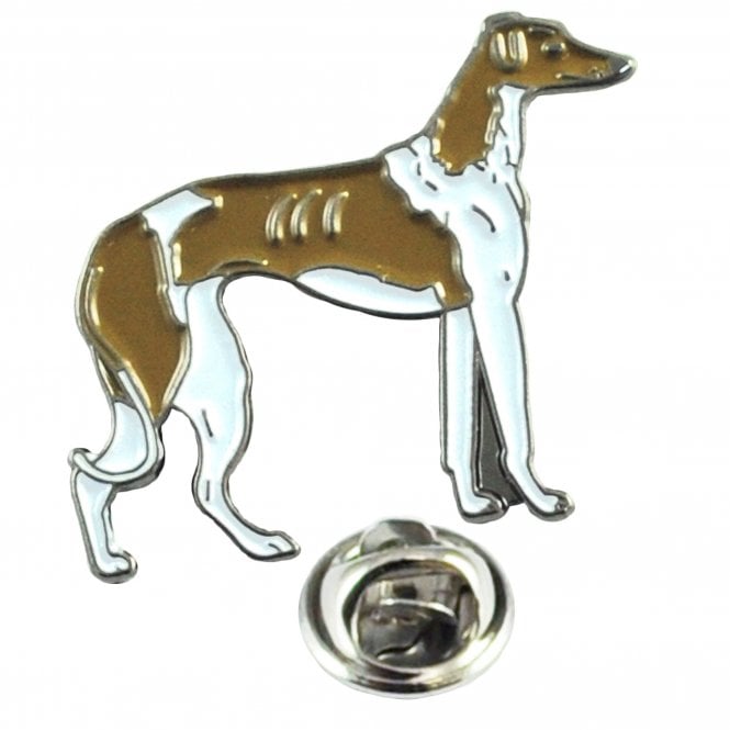 Greyhound Dog Lapel Pin Badge