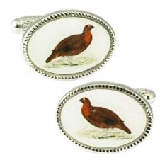 Grouse Game Bird Novelty Cufflinks