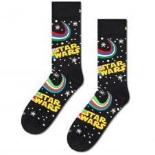 Happy Socks Star Wars Black Luxury Combed Cotton Blend Socks