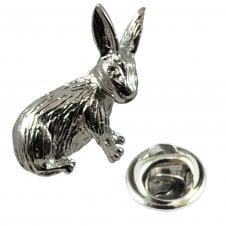 Hare Lapel Pin Badge