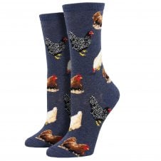 Hen House Denim Blue Luxury Ladies Socks