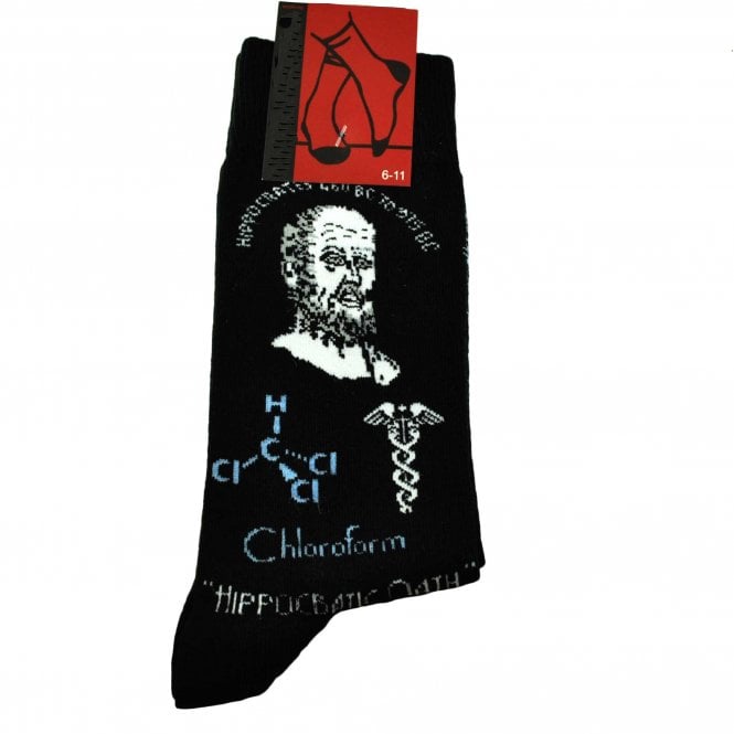 Hippocrates History Of Medicine Men's Novelty Socks