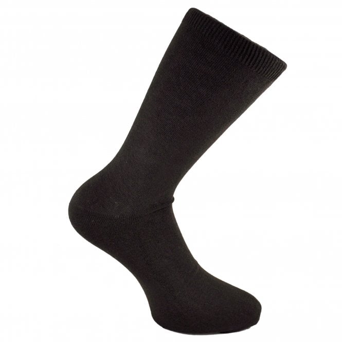 HJ Hall Plain Brown Men's Socks