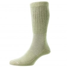 HJ Hall Sage Green Comfort Top Ladies Gardening Socks