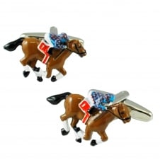 Horse Racing Novelty Cufflinks