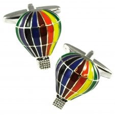 Hot Air Balloon Novelty Cufflinks