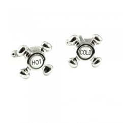 Hot & Cold Tap Novelty Cufflinks