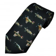 Hurricane Fighter Aircraft Men's Tie