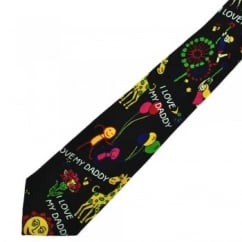 I Love My Daddy Father's Day Novelty Tie