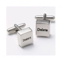 Insert Delete Novelty Cufflinks