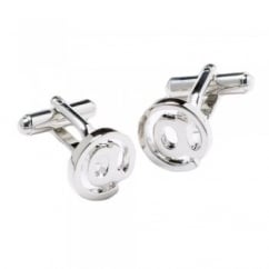Internet @ Sign Novelty Cufflinks