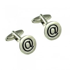 Internet @ Sign Novelty Cufflinks