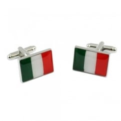 Italy Flag il Tricolore Italia Cufflinks