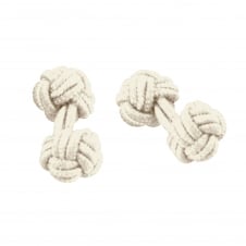 Ivory Elastic Knot Cufflinks