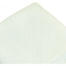 Ivory Textured Patterned Pocket Square Handkerchief