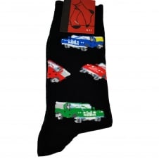 Jeep Black Men's Novelty Socks