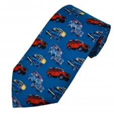 Jeeps on Blue Men's Novelty Tie