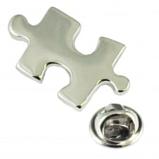 Jigsaw Puzzle Lapel Pin Badge