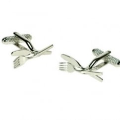 Knife & Fork Novelty Cufflinks