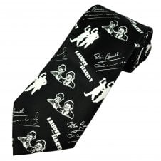 Laurel and Hardy Black Men's Novelty Tie