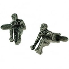 Lawn Bowls Player Novelty Cufflinks