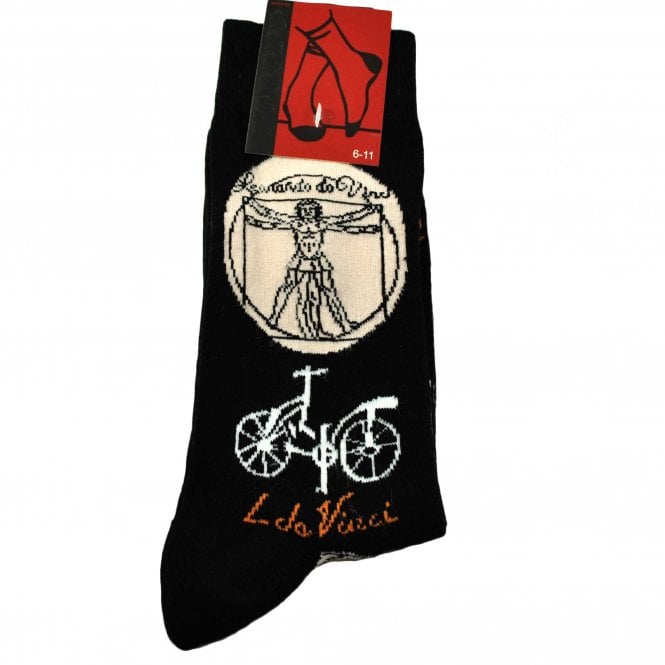 Leonardo Da Vinci Men's Novelty Socks
