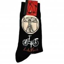 Leonardo Da Vinci Men's Novelty Socks