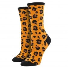 Leopard Print Luxury Ladies Socks