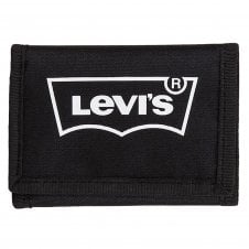 Levi's Basics Bowers Trifold - Hollow Batwing Black Wallet 