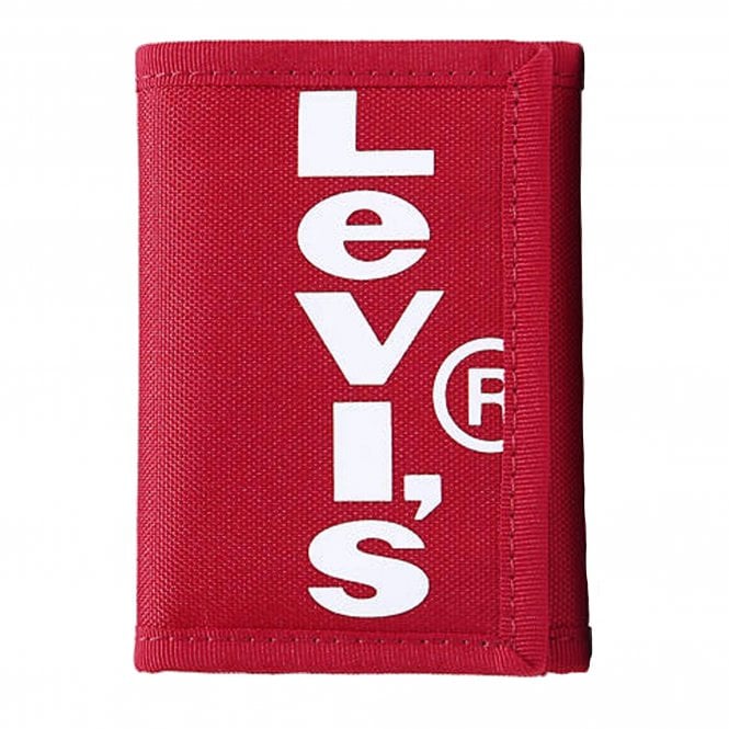 Levi's Oversized Red Tab Trifold Wallet