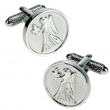 LibraÌ´Ì_Zodiac Star Sign Birthday Luxury Cufflinks