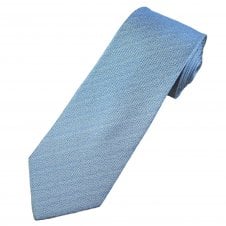 Light Blue Luxury Silk Men's Tie
