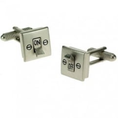 Light Switch Novelty Cufflinks