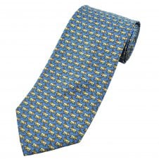 Lions on Blue Men's Novelty Tie