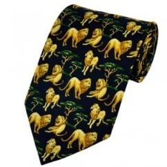 Lions Relaxing Novelty Tie