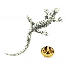 Lizard English Pewter Lapel Pin Badge