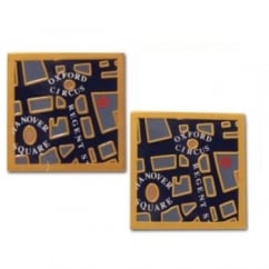 London Map Cufflinks