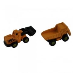 Lorry and Digger Novelty Cufflinks