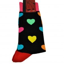 Love Hearts Men's Novelty Socks