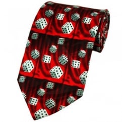 Lucky 6 Dice Novelty Tie
